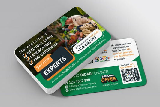Lawn Care Business Card Template
