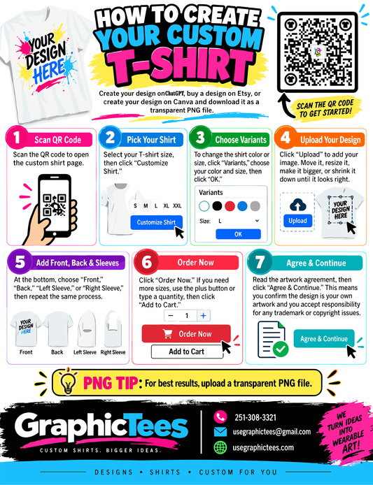 Create Your Own Custom T-Shirt