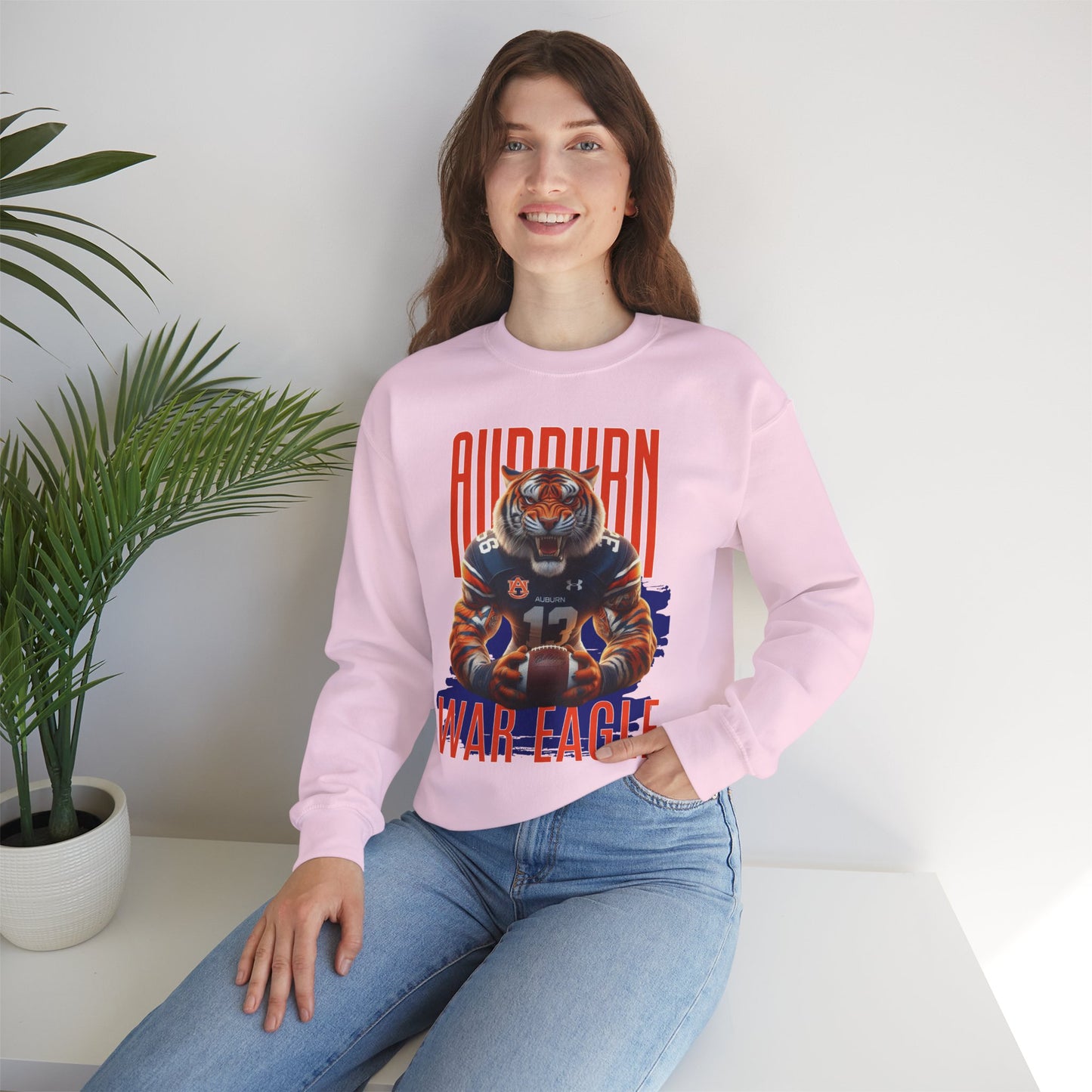 Auburn  Tiger Crewneck Sweatshirt