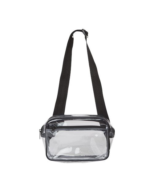 Liberty Bags Clear Stadium 2-Pocket Fanny Pack/Crossbody Bag