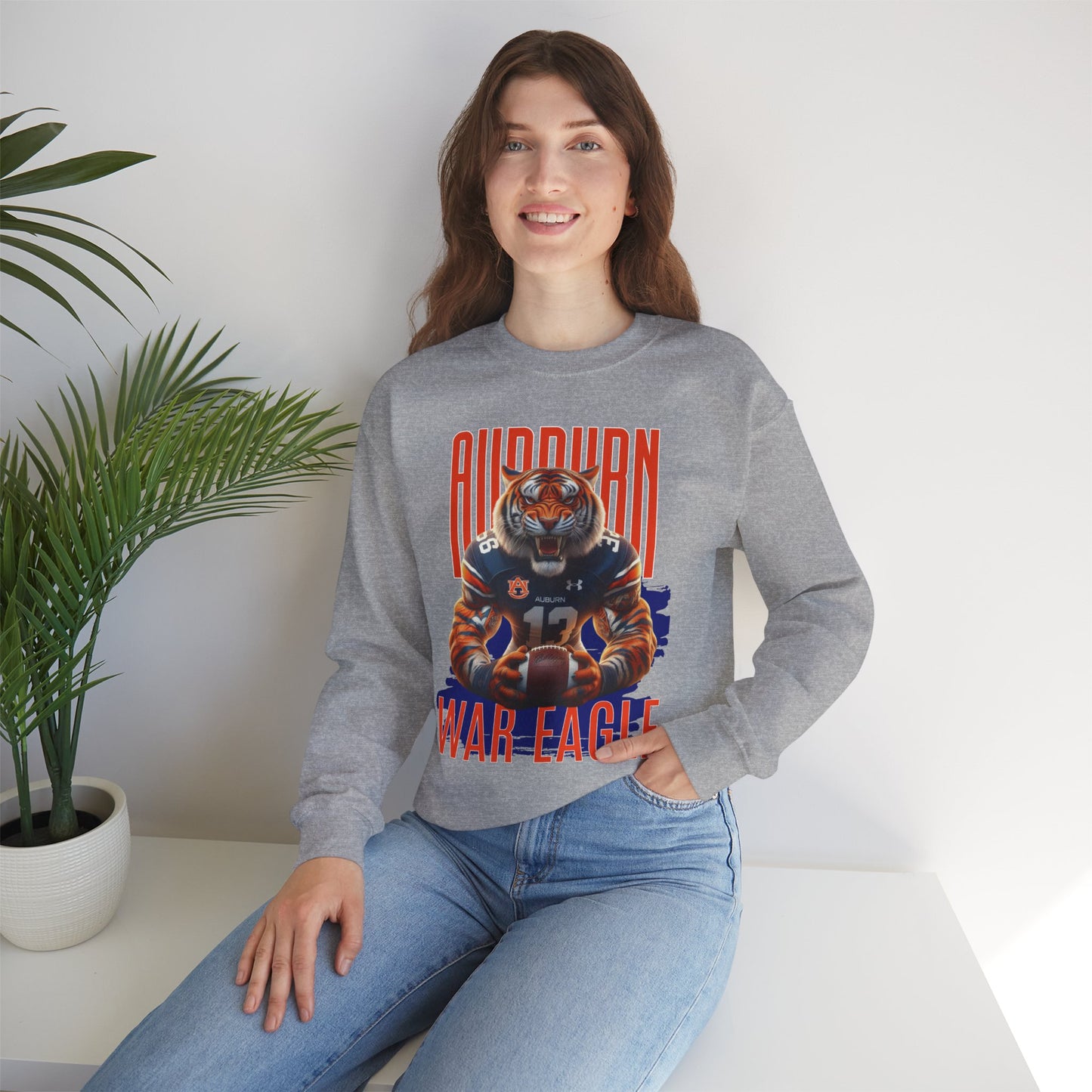 Auburn  Tiger Crewneck Sweatshirt