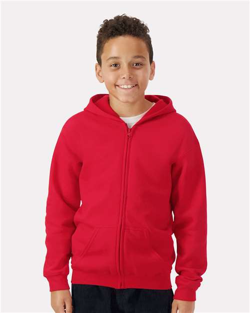 Youth Heavy Blend™ Full-Zip Hooded Sweatshirt