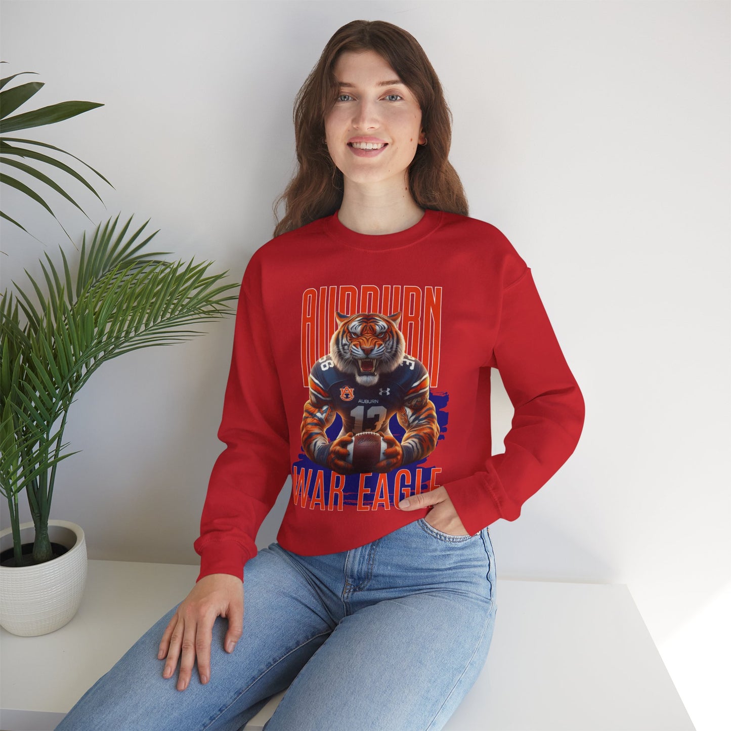 Auburn  Tiger Crewneck Sweatshirt