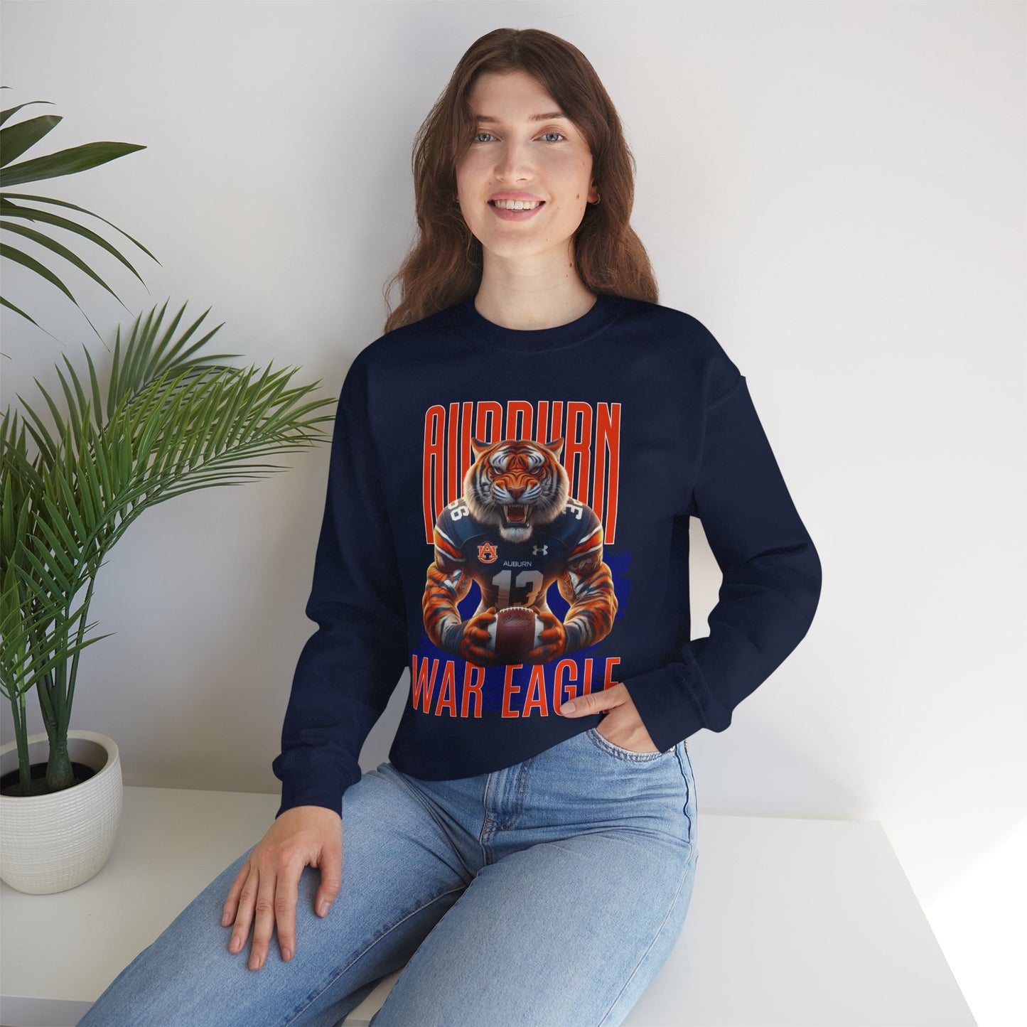 Auburn  Tiger Crewneck Sweatshirt