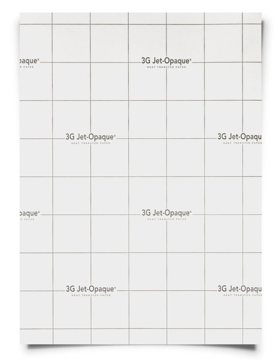 3G Jet Opaque - Inkjet Heat Transfer Paper Sheets (DARK)