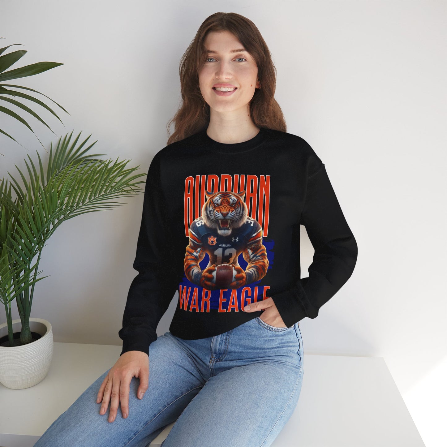 Auburn  Tiger Crewneck Sweatshirt