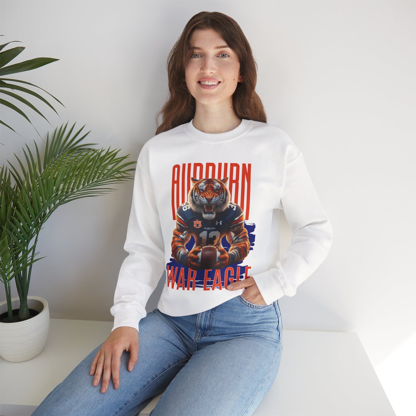 Auburn  Tiger Crewneck Sweatshirt