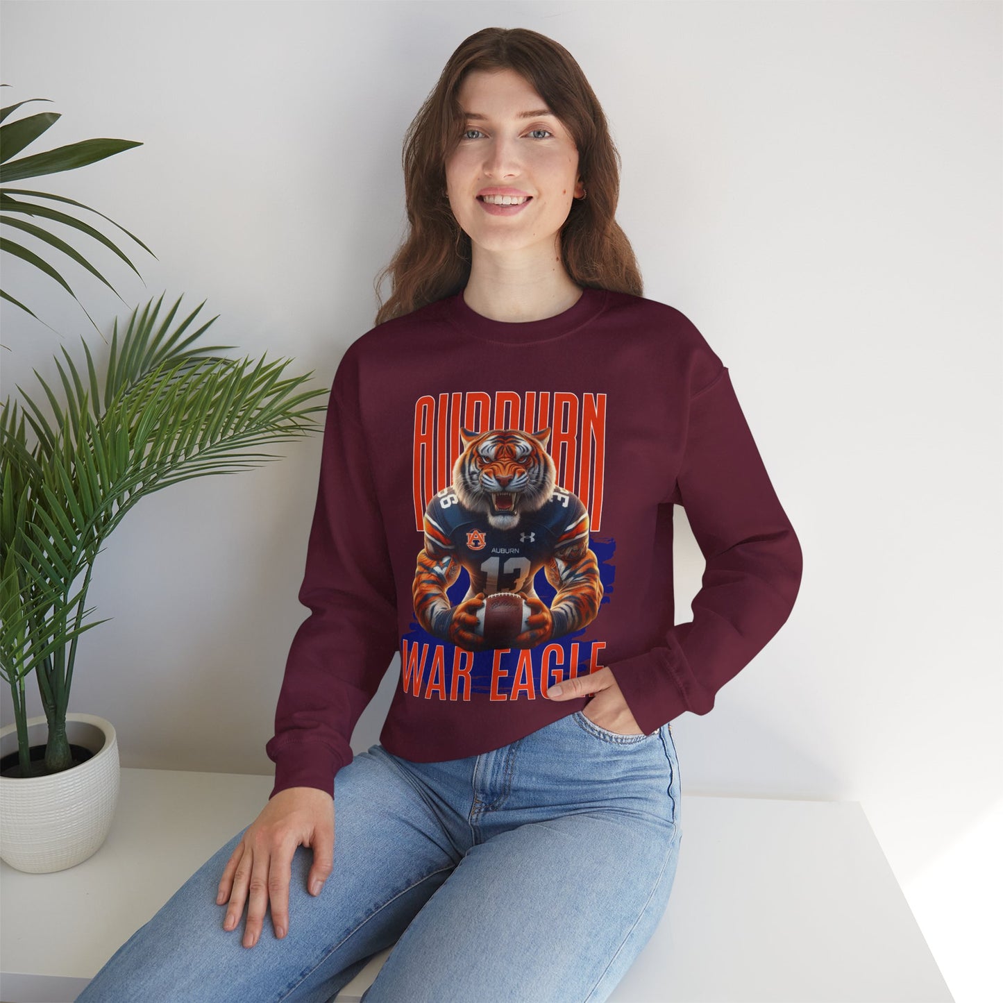 Auburn  Tiger Crewneck Sweatshirt