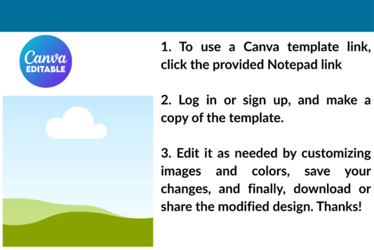 Graduation Stole Canva Editable Template