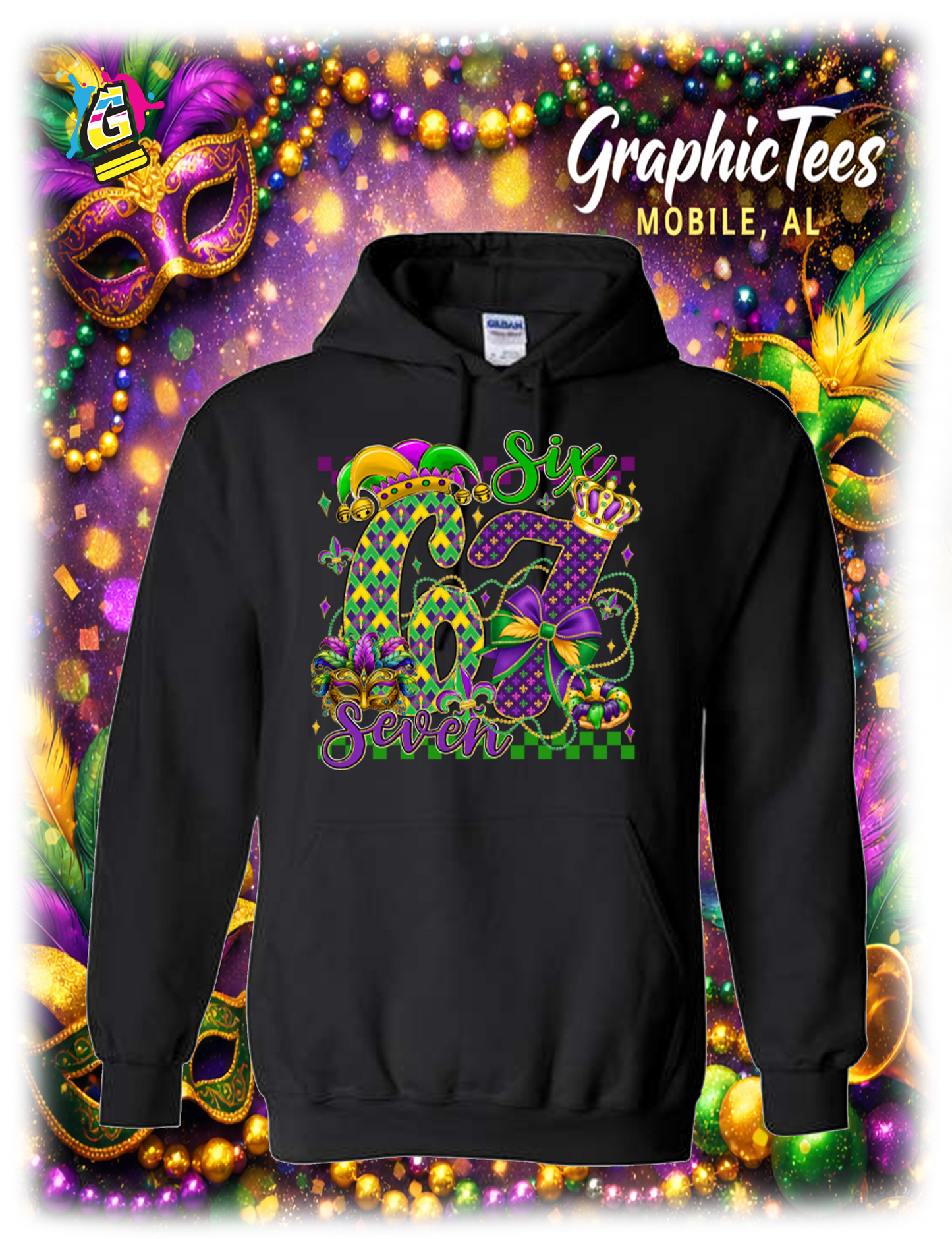 SIX SEVEN 67 MARDI GRAS APPAREL