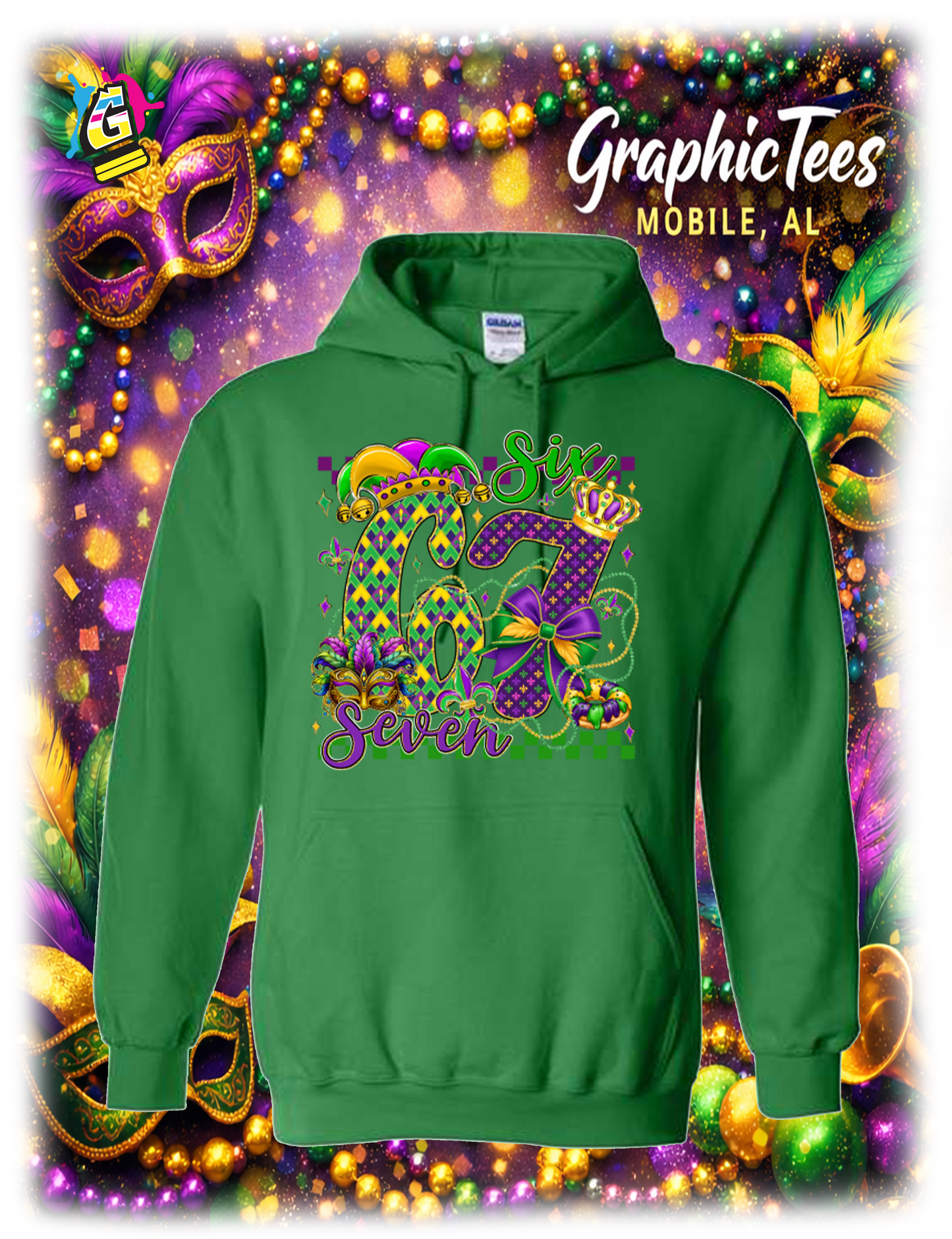 SIX SEVEN 67 MARDI GRAS APPAREL