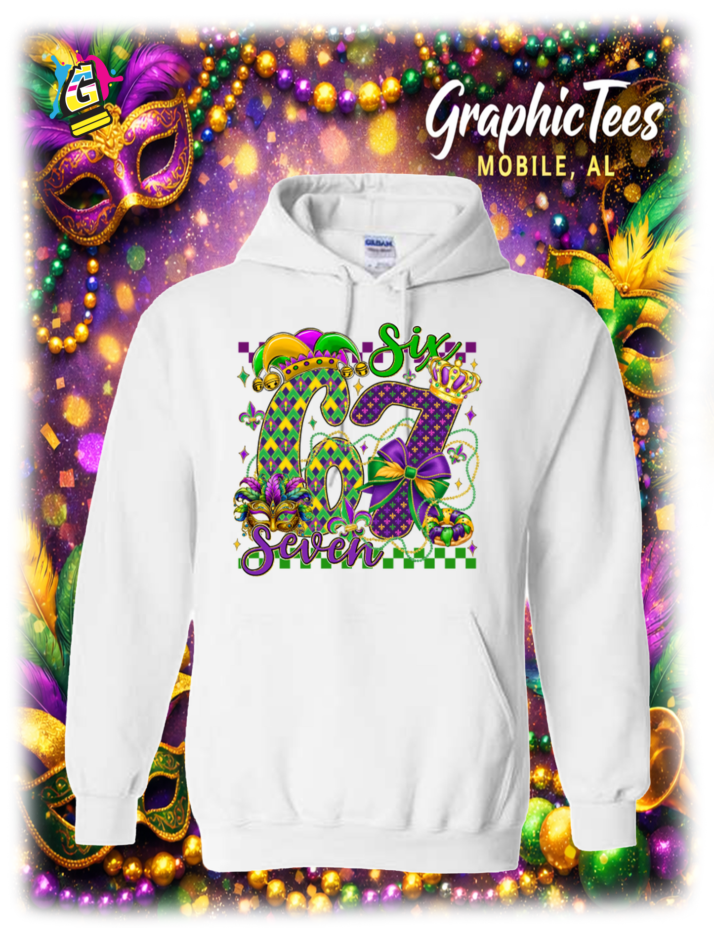 SIX SEVEN 67 MARDI GRAS APPAREL