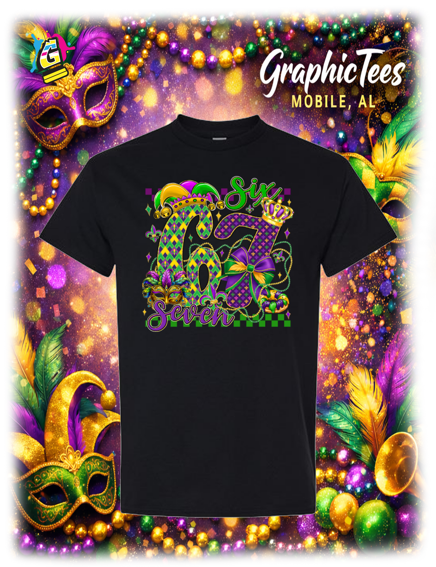 SIX SEVEN 67 MARDI GRAS APPAREL