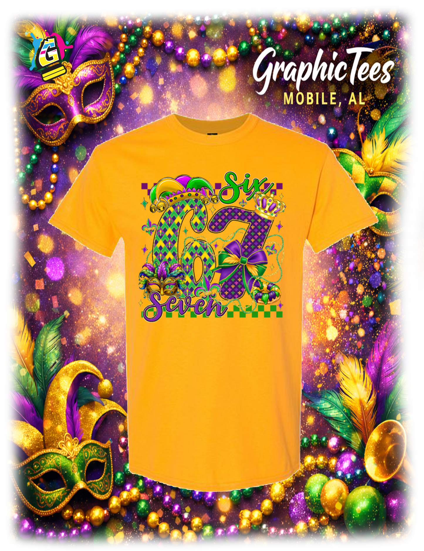 SIX SEVEN 67 MARDI GRAS APPAREL