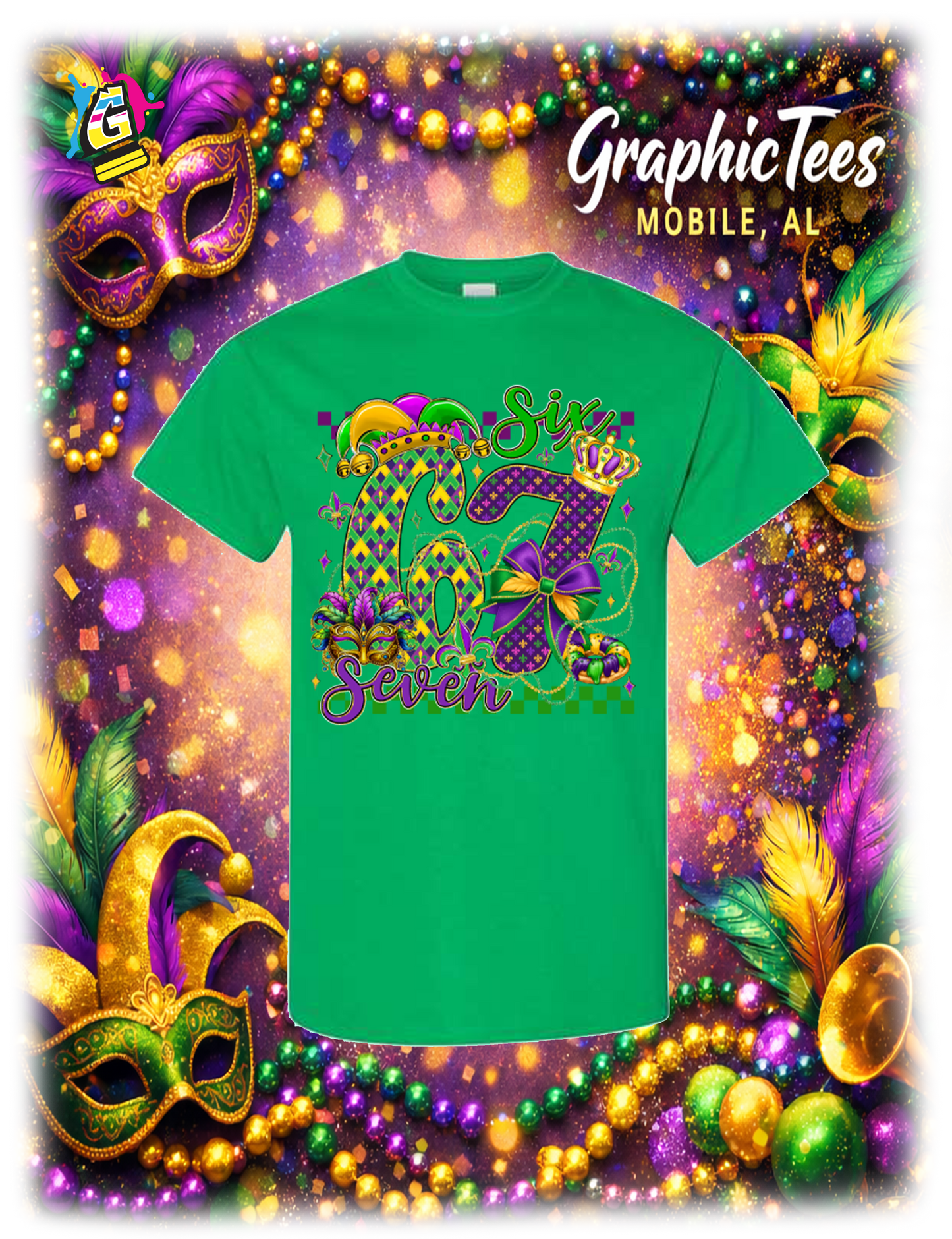 SIX SEVEN 67 MARDI GRAS APPAREL