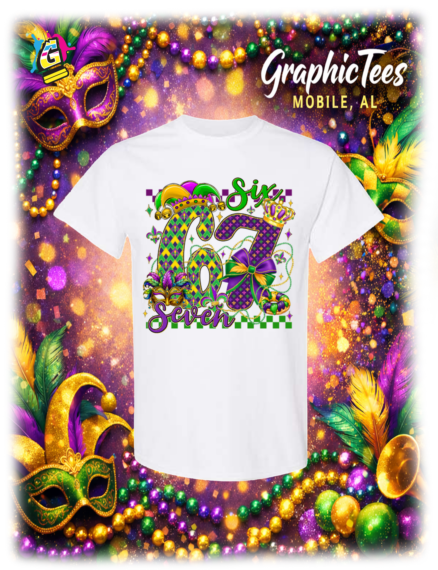 SIX SEVEN 67 MARDI GRAS APPAREL