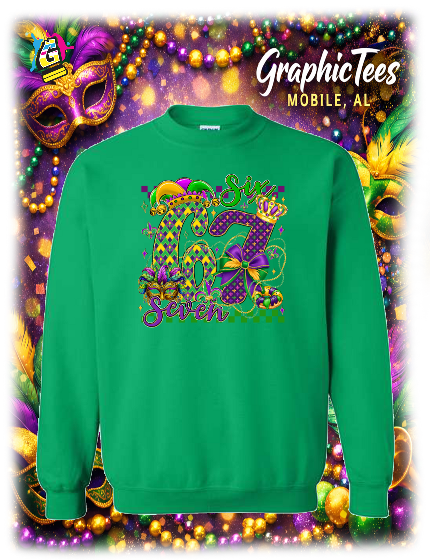 SIX SEVEN 67 MARDI GRAS APPAREL