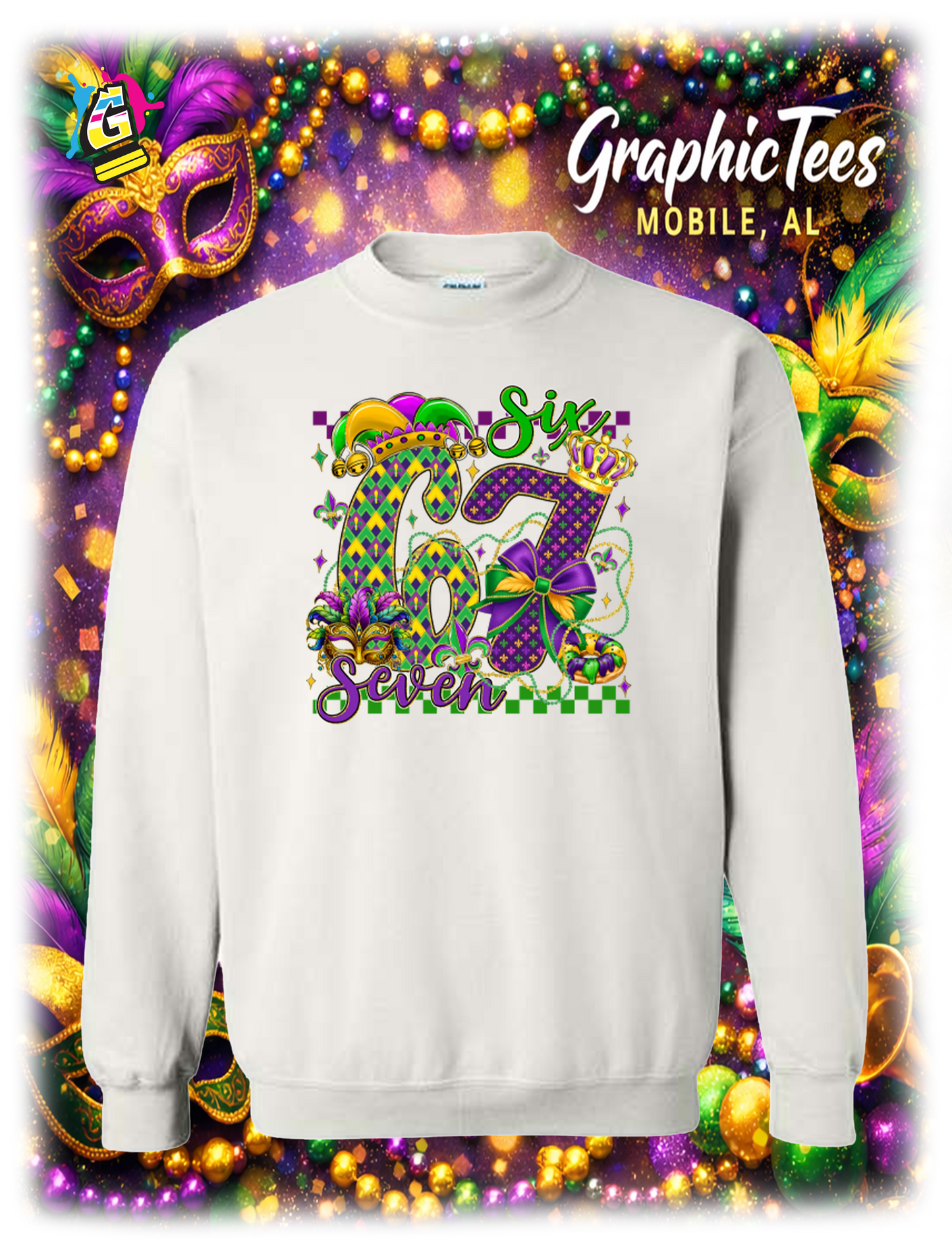 SIX SEVEN 67 MARDI GRAS APPAREL