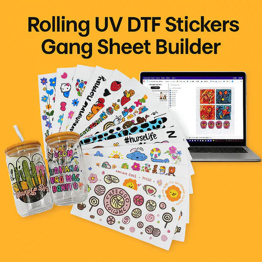 UV DTF Stickers Gang Sheet