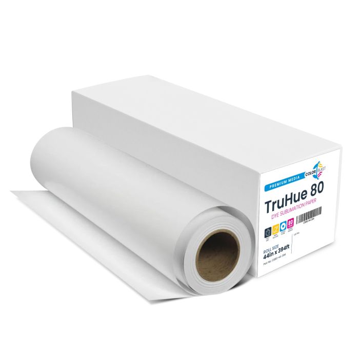 ColorBlast TruHue Dye-Sublimation Paper 44" x 394' - 80 GSM
