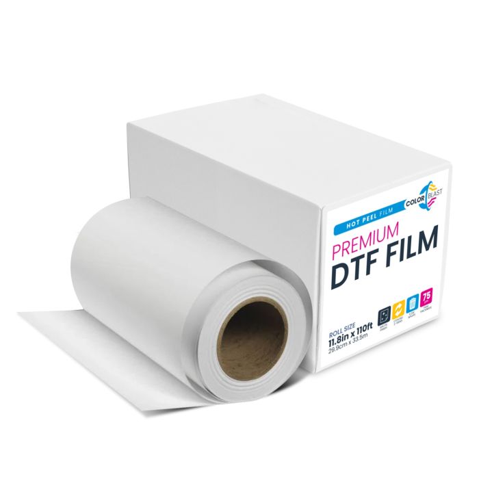 ColorBlast Double Sided DTF Film - Sample Roll (11.8" x 110')