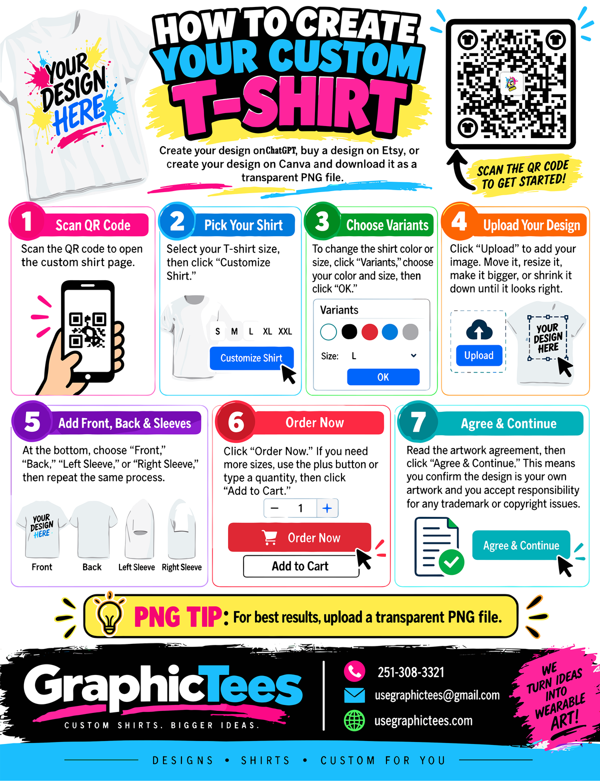 Create Your Own Custom T-Shirt