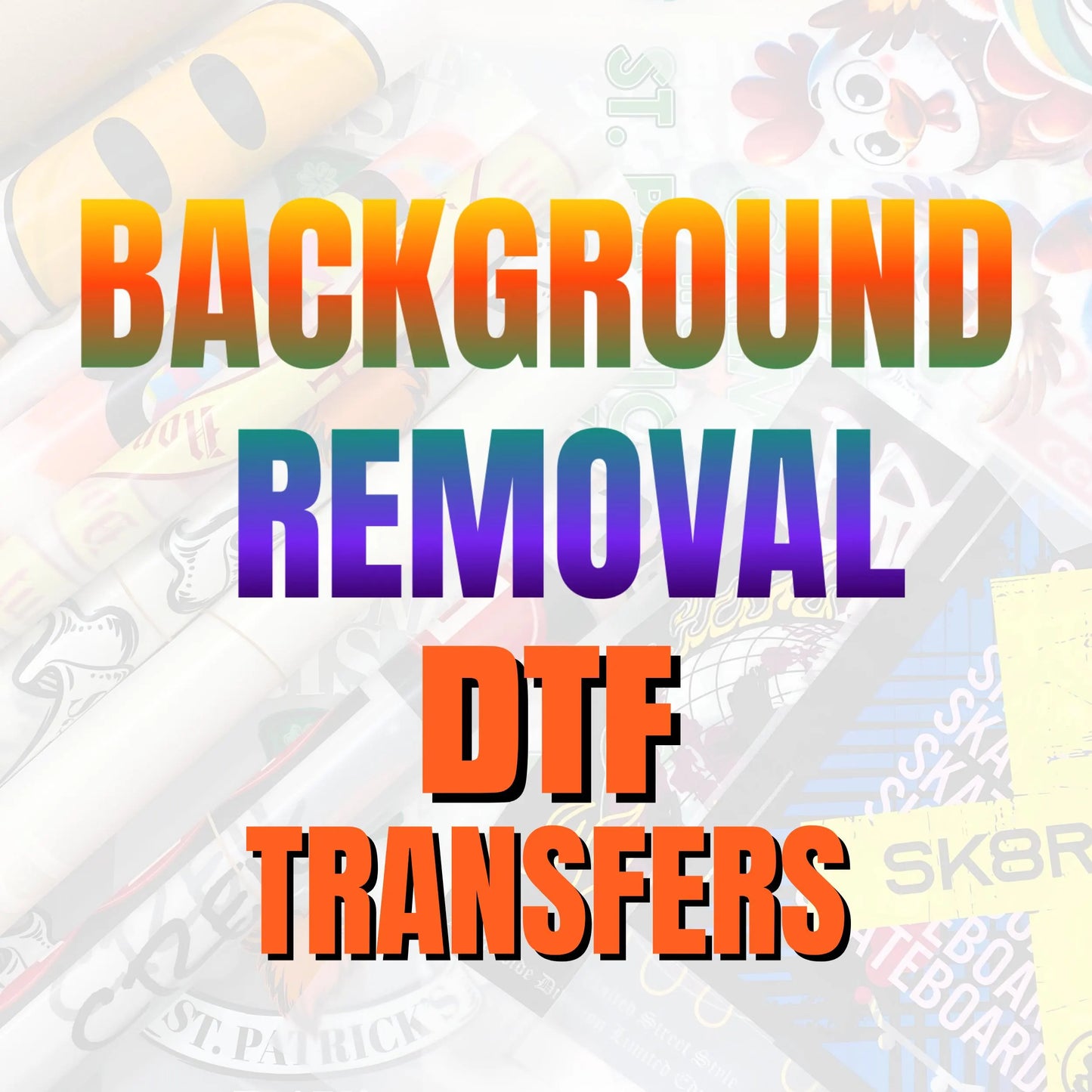 Remove Background (DTF Image Cleanup Service)